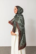 Kristal Şal-Leopar Desen