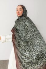 Kristal Şal-Leopar Desen - Görsel 4