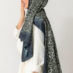 Kristal Şal-Leopar Desen
