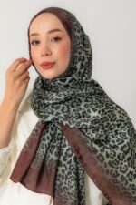 Kristal Şal-Leopar Desen - Görsel 5