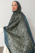 Kristal Şal-Leopar Desen - Görsel 3