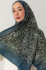 Kristal Şal-Leopar Desen - Görsel 4