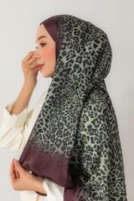 Kristal Şal-Leopar Desen - Görsel 2