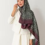 Kristal Şal-Leopar Desen