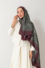 Kristal Şal-Leopar Desen