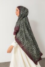 Kristal Şal-Leopar Desen - Görsel 4