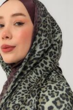 Kristal Şal-Leopar Desen - Görsel 5