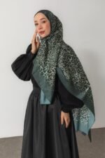 Kristal Şal-Leopar Desen