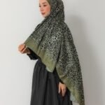 Kristal Şal-Leopar Desen