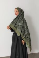 Kristal Şal-Leopar Desen