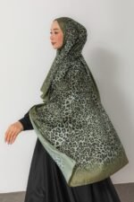 Kristal Şal-Leopar Desen - Görsel 4