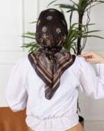 Soft Eşarp-Yaprak Desen - Görsel 2