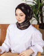 Soft Eşarp-Yaprak Desen - Görsel 3