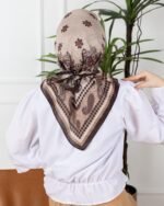 Soft Eşarp-Yaprak Desen - Görsel 7