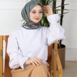 Soft Eşarp-Yaprak Desen