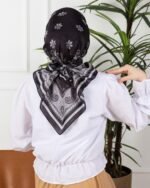 Soft Eşarp-Yaprak Desen - Görsel 3