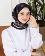 Soft Eşarp-Yaprak Desen - Görsel 2