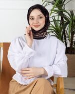 Soft Eşarp-Yaprak Desen - Görsel 6