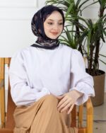 Soft Eşarp-Yaprak Desen - Görsel 3