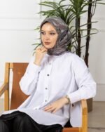 Etnik Desen-Soft Eşarp - Görsel 5