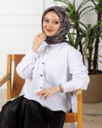 Etnik Desen-Soft Eşarp - Görsel 8