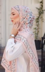 Lemon Flower-Nayf İpek Şal - Görsel 5