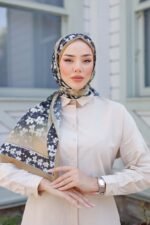 Lemon Flower-Nayf İpek Şal - Görsel 4