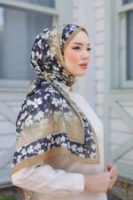 Lemon Flower-Nayf İpek Şal - Görsel 2