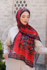 Lemon Flower-Nayf İpek Şal - Görsel 3