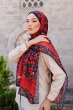 Lemon Flower-Nayf İpek Şal - Görsel 5