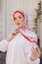 Lemon Flower-Nayf İpek Şal - Görsel 3