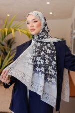 Lemon Flower-Nayf İpek Şal - Görsel 2