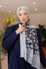 Lemon Flower-Nayf İpek Şal - Görsel 5