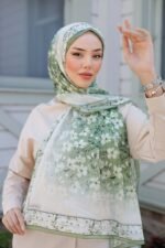 Lemon Flower-Nayf İpek Şal - Görsel 3