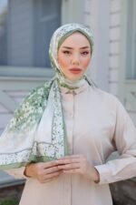 Lemon Flower-Nayf İpek Şal - Görsel 4