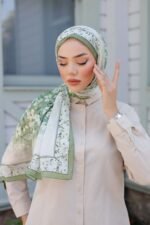 Lemon Flower-Nayf İpek Şal - Görsel 6