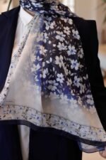 Lemon Flower-Nayf İpek Şal - Görsel 4