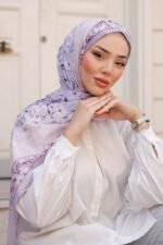 Lemon Flower-Nayf İpek Şal - Görsel 4