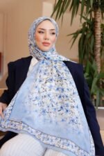 Lemon Flower-Nayf İpek Şal - Görsel 2