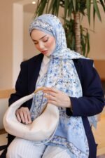 Lemon Flower-Nayf İpek Şal - Görsel 4