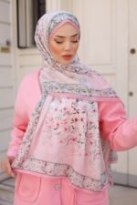 Lemon Flower-Nayf İpek Şal - Görsel 3