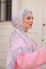 Lemon Flower-Nayf İpek Şal - Görsel 6