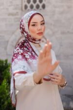 Lemon Flower-Nayf İpek Şal - Görsel 3