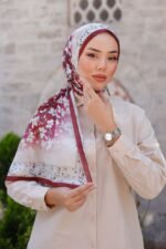 Lemon Flower-Nayf İpek Şal - Görsel 5