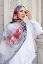 Simple Roses-Soft Şal - Görsel 4