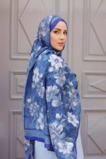 Silent Roses-Soft Şal - Görsel 7