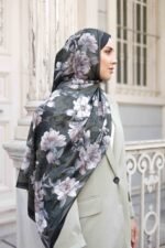 Silent Roses-Soft Şal - Görsel 5