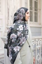 Silent Roses-Soft Şal - Görsel 5