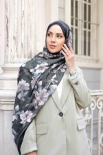 Silent Roses-Soft Şal - Görsel 3