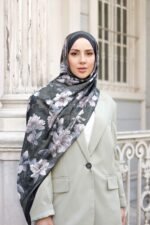 Silent Roses-Soft Şal - Görsel 2